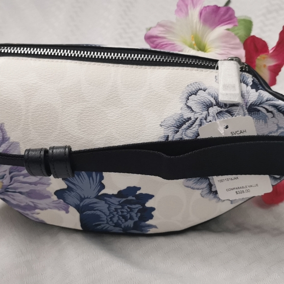 NWT Coach Belt Bag Kafe Fasset Print - Picture 4 of 6